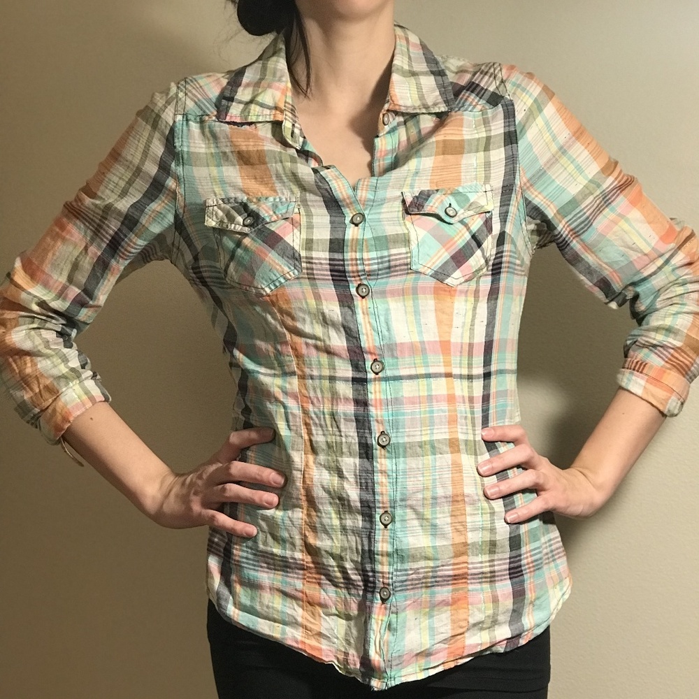 Plaid Button Down